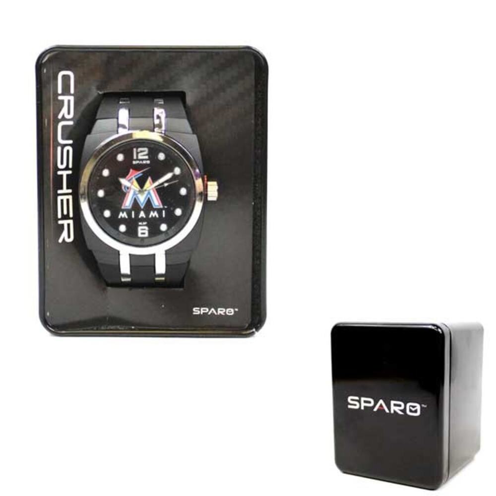 MLB Miami Marlins  Sparo Watch Jewelry Crusher Rico Wrist Band  New